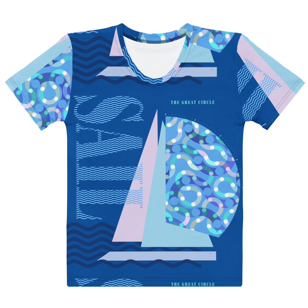 sail on women’s cotton t shirt