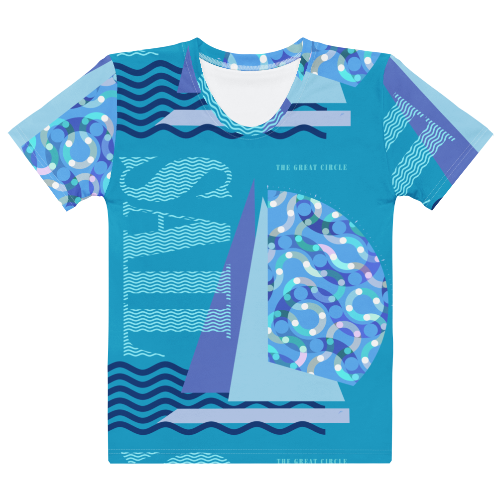 sail on women’s cotton t shirt
