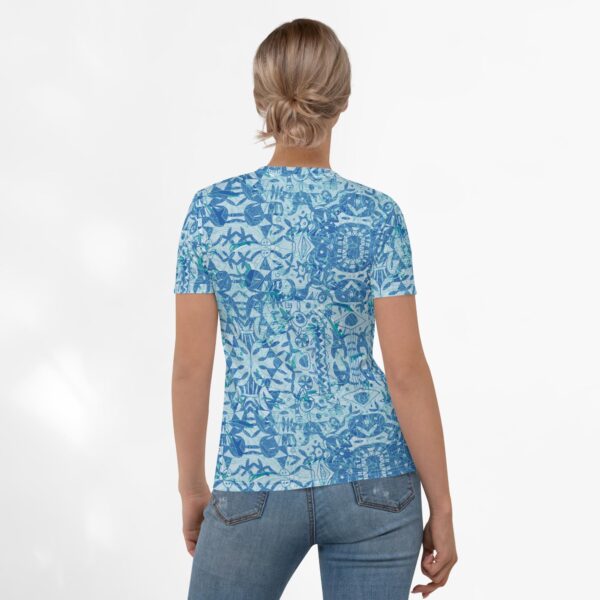 bohemian palm women's t shirt