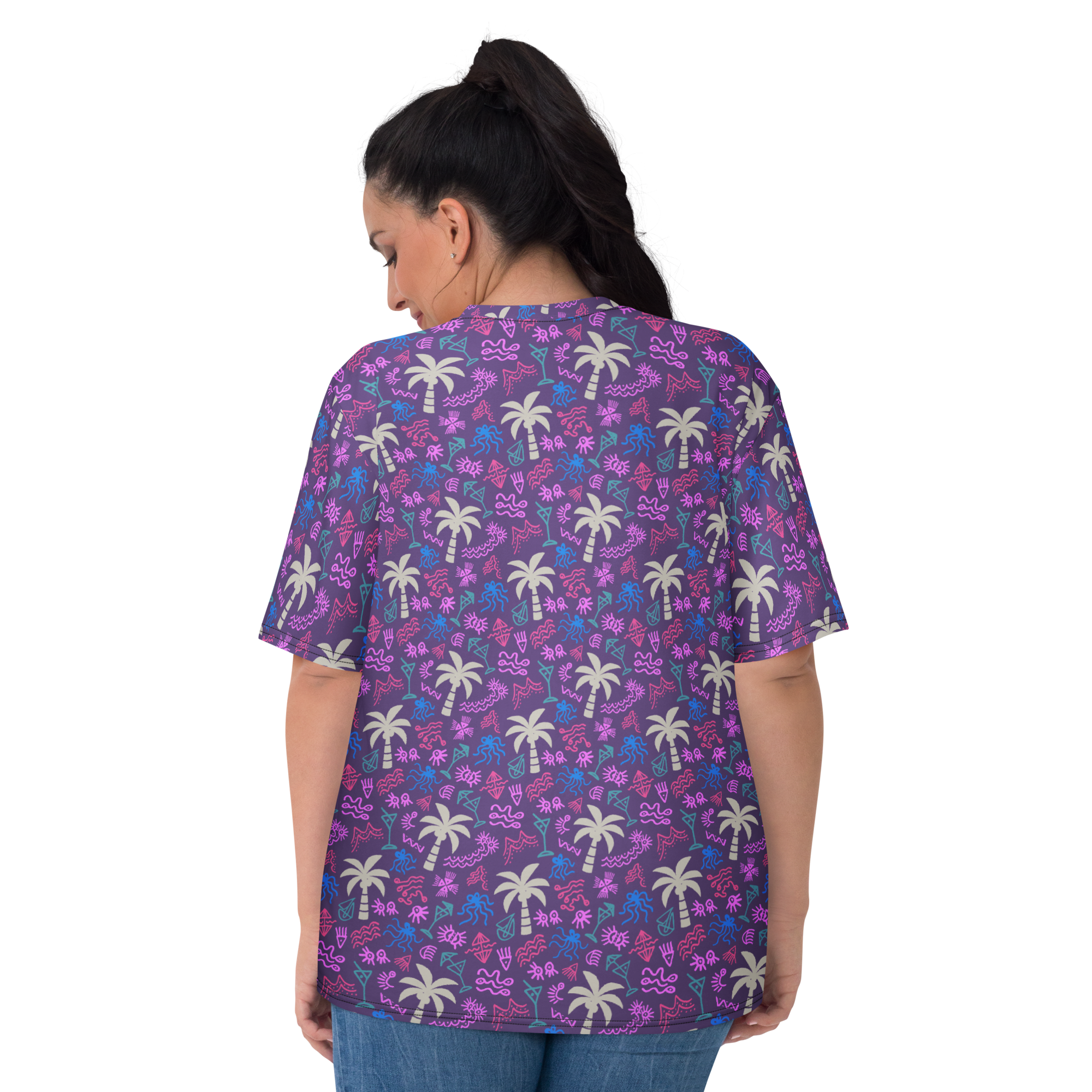 coral reefer purple women's t shirt