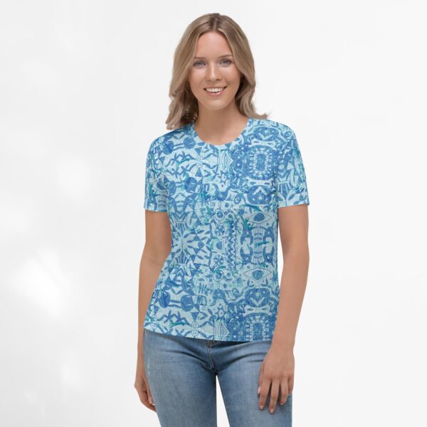 bohemian palm women's t shirt