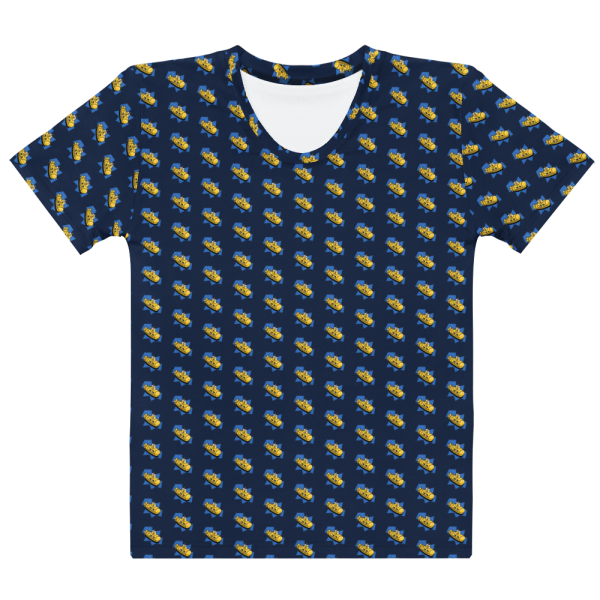 swimtime submarine navy women's t shirt