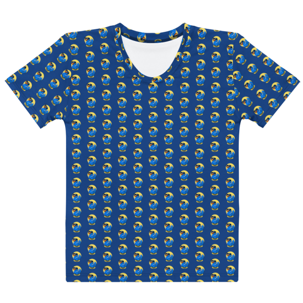 swimtime ducks cerulean women's t shirt