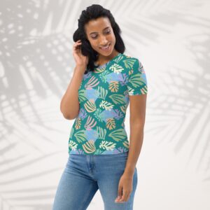 emerald palm women's t shirt