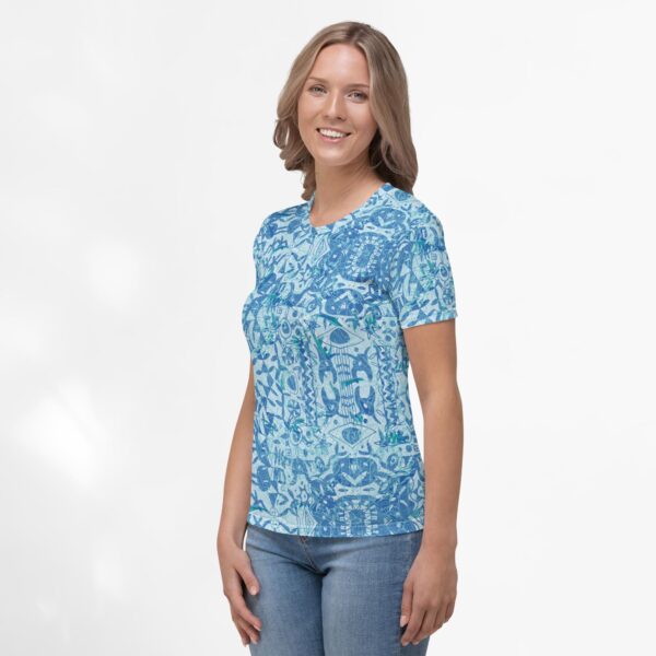 bohemian palm women's t shirt