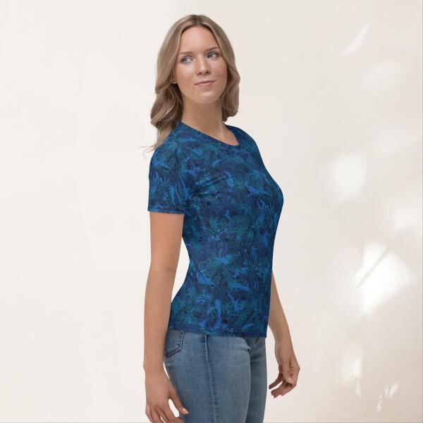 indigo oasis women's t shirt