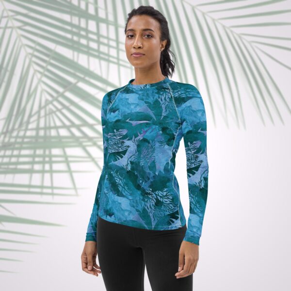 mayreau palm women’s long sleeve