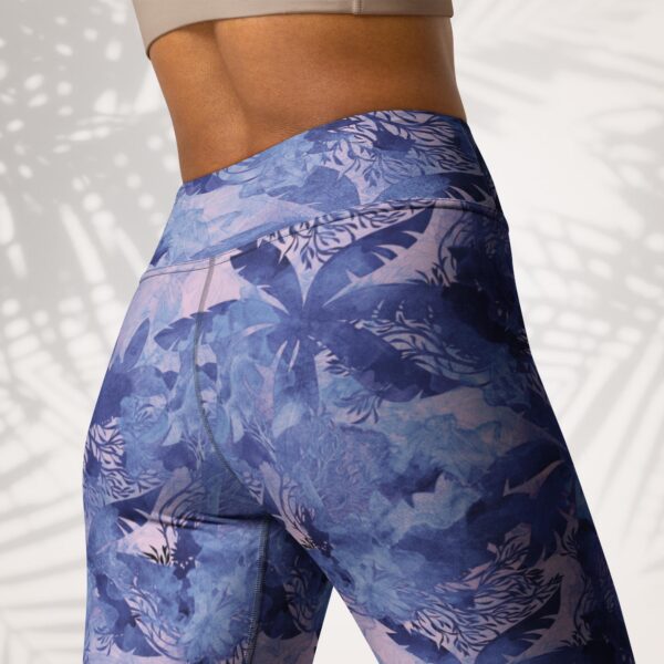 mustique palm yoga leggings