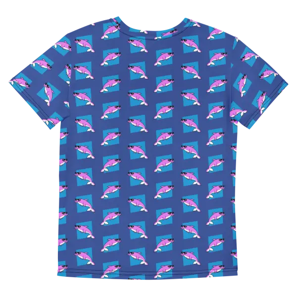 swimtime dolphin mariner youth t shirt