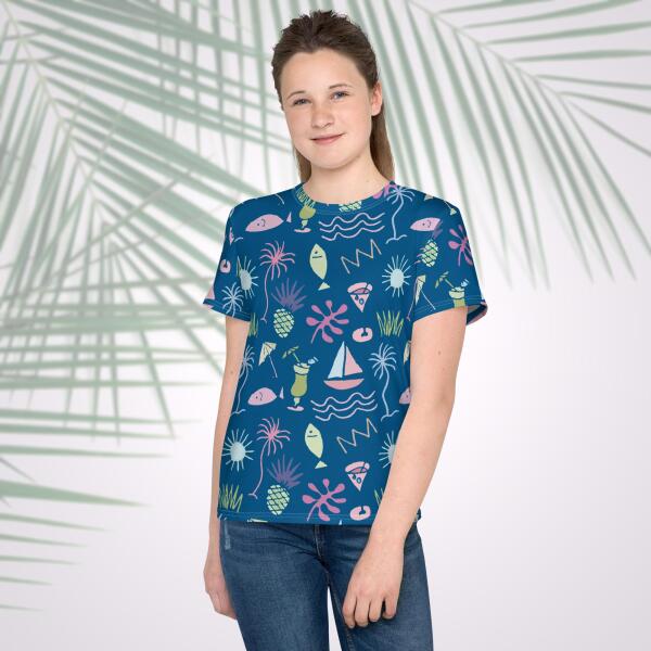 shoreline graffiti youth t shirt