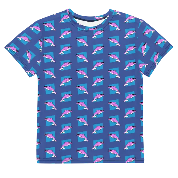 swimtime dolphin mariner youth t shirt