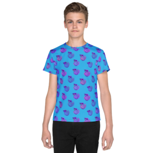 ducks in sky blue youth t shirt