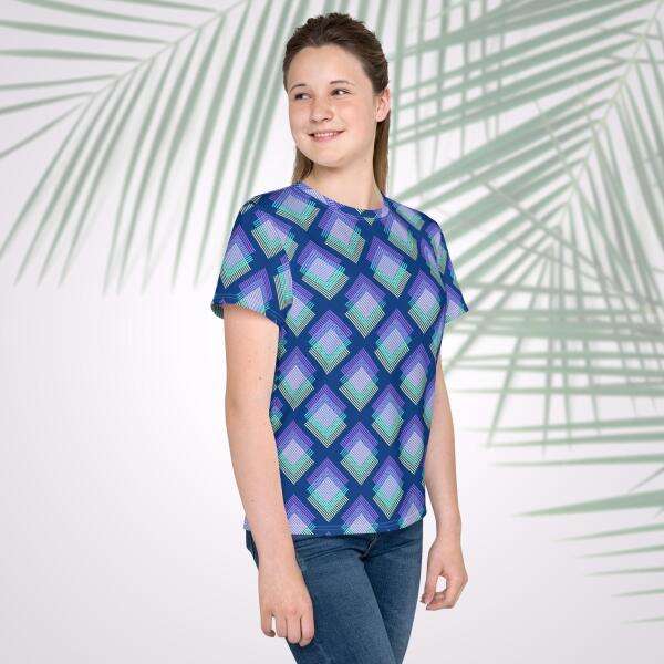 deep cerulean youth t shirt
