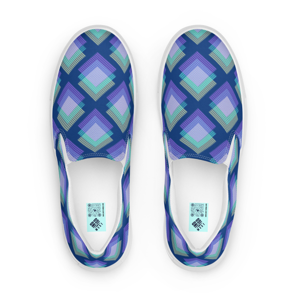 deep cerulean men’s canvas shoes