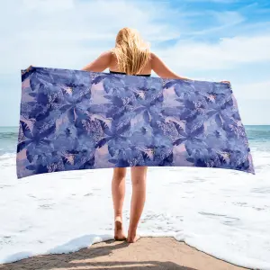 mustique palm beach towel