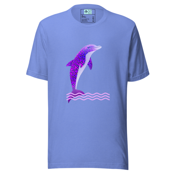 leopard dolphin unisex t shirt