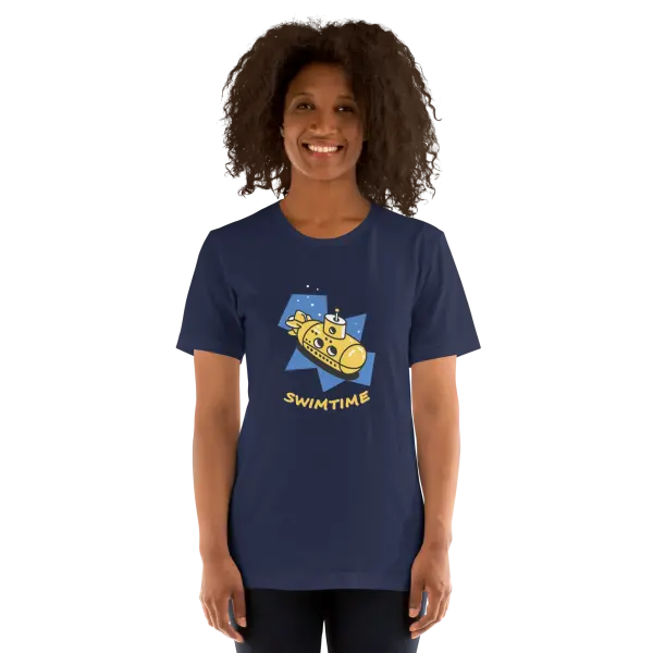 swimtime submarine bella unisex t shirt