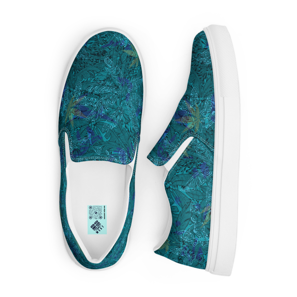 emerald lagoon women’s canvas shoes