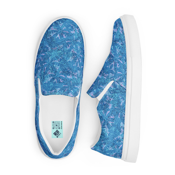 seaside sapphire women’s canvas shoes