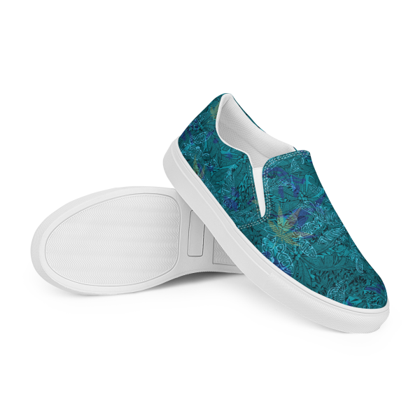emerald lagoon women’s canvas shoes