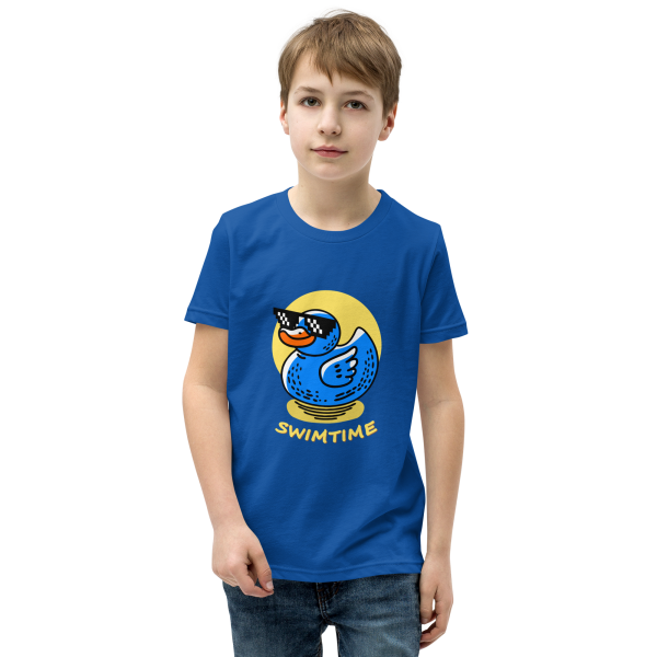 swimtime duck youth bella t shirt