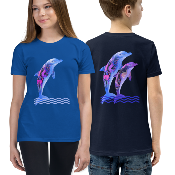 swimtime chinook dolphin youth t shirt