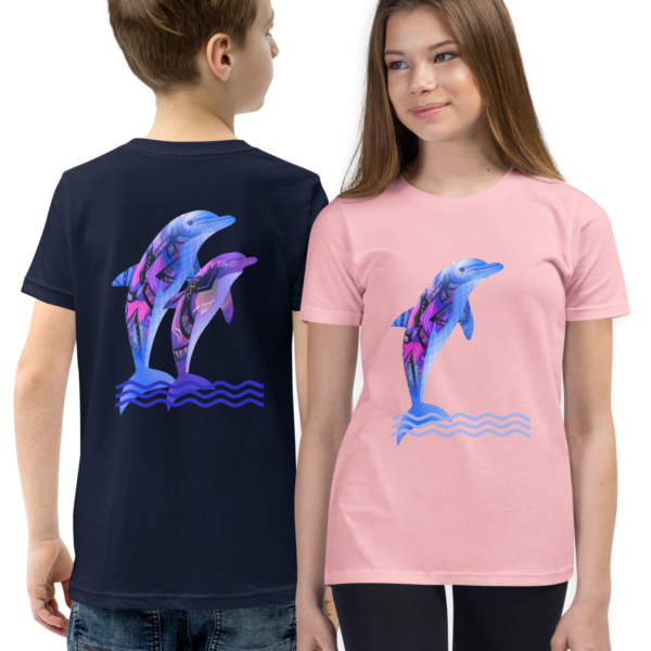 swimtime chinook dolphin youth t shirt